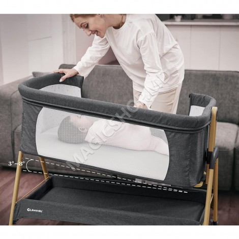 Pat copiii Co-Sleeper Glamvers BELLA Pat copiii Co-Sleeper Glamvers BELLA